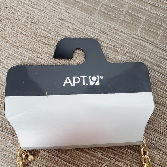 APT 9 GOLD‎ SPARKLY STATEMENT NECKLACE NEW - Picture 11 of 11